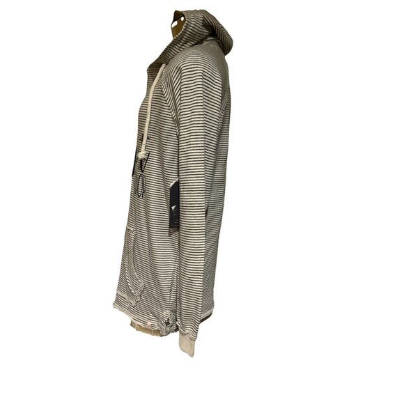 TOO COOL RESORT WEAR Pet Adopt Striped Beach French Terry Hoodie Sweatshirt XL - Picture 7 of 11